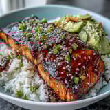 15 Minute Teriyaki Salmon Bowl