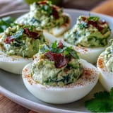 Guacamole Stuffed Deviled Eggs