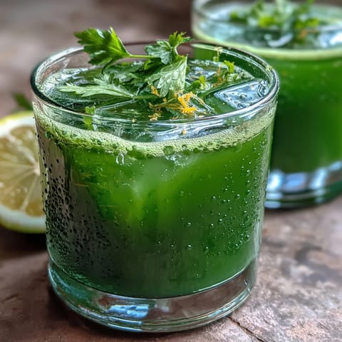 Bright Celery Ginger Lemon Juice invigorates with zesty ginger and fresh mint flavors.