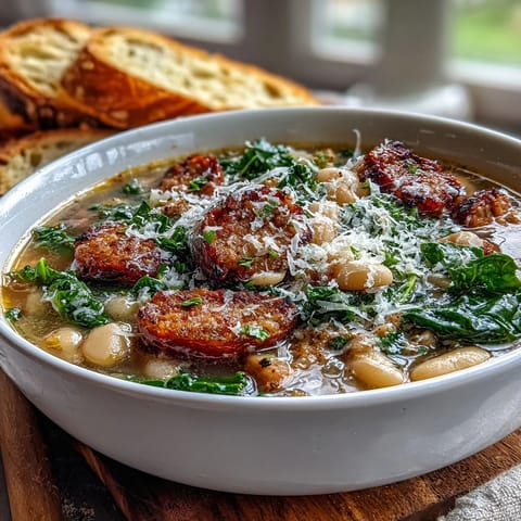 Italian White Bean Soup with Kale