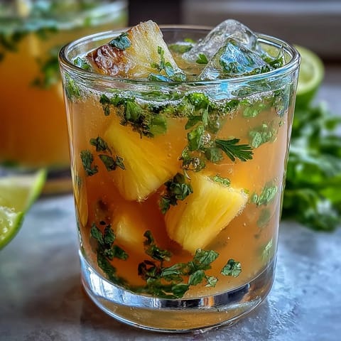 Pineapple Basil Agua Fresca #97