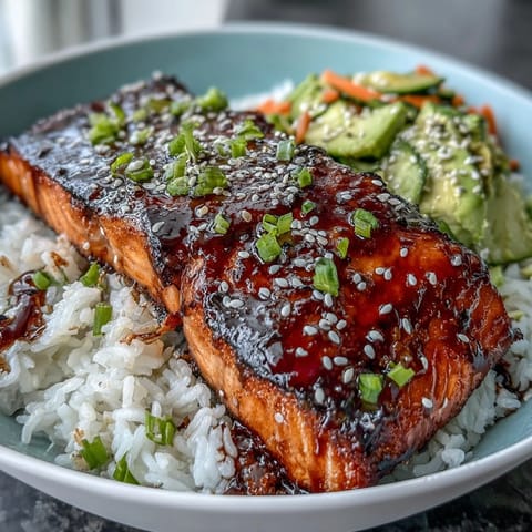 15 Minute Teriyaki Salmon Bowl