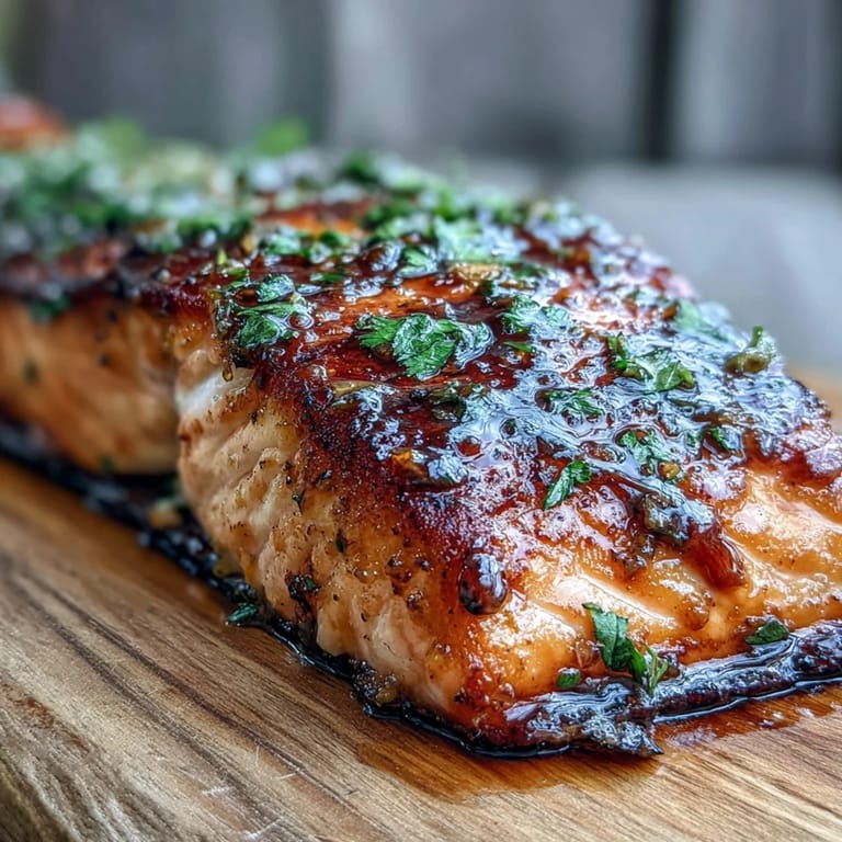 Moist cedar plank salmon, glazed with sweet maple Dijon, grilled to perfection.